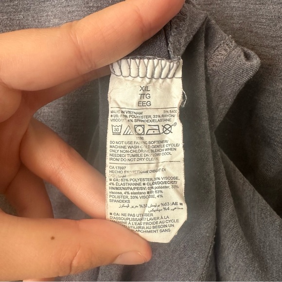 Old Navy Active Go-dry V-neck Tshirt - Picture 5 of 5